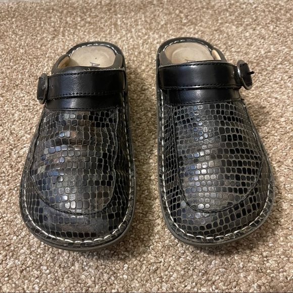 Alegria Seville Slip on leather mule shoes woman’s size 37 - Picture 4 of 10